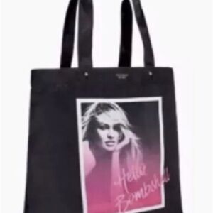 Victoria’s Secret Black and Pink Tote Bag
